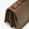 Dorian-Tasche, klein, aus taubengrauem Leder
