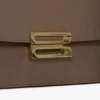 Dorian-Tasche, klein, aus taubengrauem Leder