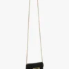 Dorian Tasche Micro aus schwarzem Leder