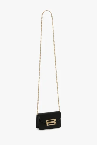Dorian Tasche Micro aus schwarzem Leder