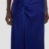 Draped Cami Gown in leuchtendem Indigo