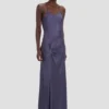 Drapiertes Cami-Kleid in Eclipse
