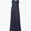 Drapiertes Cami-Kleid in Eclipse