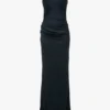Drapiertes Spitzenkleid in Midnight Drapiertes Spitzenkleid in Midnight