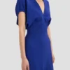 Edith Midi-Kleid in leuchtendem Indigo Edith Midi-Kleid in leuchtendem Indigo