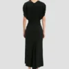 Edith Midi-Kleid in Schwarz