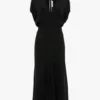 Edith Midi-Kleid in Schwarz