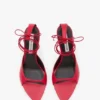 Eliza Stiletto-Sandale 75 aus rotem Leder