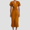 Eve Midi-Kleid in Bronze