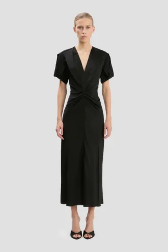 Eve Midi-Kleid in Schwarz