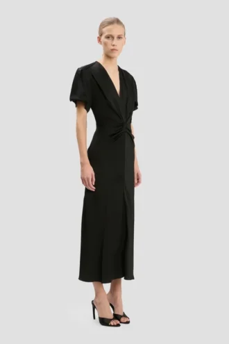 Eve Midi-Kleid in Schwarz