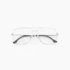 Feine Brille mit Doppelbrücke in Palladium