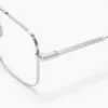 Feine Brille mit Doppelbrücke in Palladium