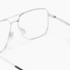 Feine Brille mit Doppelbrücke in Palladium