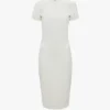 Figurbetontes T-Shirt-Kleid in Elfenbein Figurbetontes T-Shirt-Kleid in Elfenbein