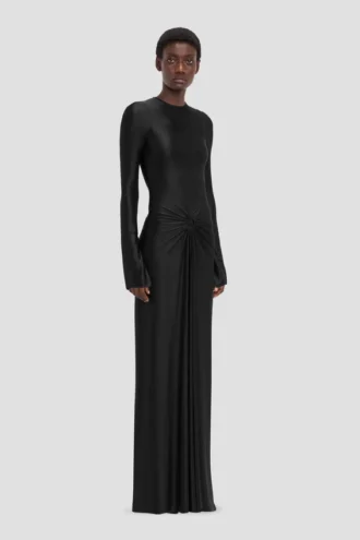 Frances-Kleid in Schwarz