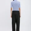 Frill Polo-Top in Wolkenblau Frill Polo-Top in Wolkenblau
