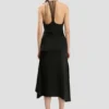 Gerafftes Cami-Top in Schwarz