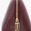 Große Reisetasche „The Victoria“ aus burgunderrotem Leder Große Reisetasche „The Victoria“ aus burgunderrotem Leder