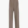 Hose mit plissiertem Bund in Limestone
