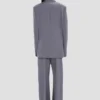 Jacke mit gekerbtem Revers in Flint