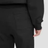 Jogginghose mit gesticktem Logo in Schwarz