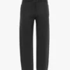 Jogginghose mit gesticktem Logo in Schwarz