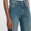 Julia Stretch-Jeans in Mittelblau