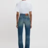 Julia Stretch-Jeans in Mittelblau