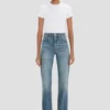 Julia Stretch-Jeans in Used-Blue-Waschung