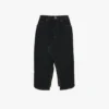 Kick-Pocket-Jeansrock in heller Waschung