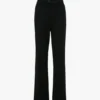 Klassische, maßgeschneiderte Hose in Schwarz