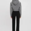 Kroppter, strukturierter Hoodie in Grau meliert Kroppter, strukturierter Hoodie in Grau meliert