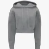 Kroppter, strukturierter Hoodie in Grau meliert Kroppter, strukturierter Hoodie in Grau meliert