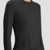 Langarm-T-Shirt in Schwarz Langarm-T-Shirt in Schwarz