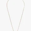 Lange, feine Kette in Gold