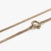 Lange, feine Kette in Gold