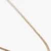 Lange, feine Kette in Gold