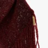 Manhattan-Bead-Tasche in Burgunderrot