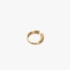 Manschettenknopf-Ring in Hellgold