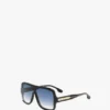 Mehrschichtige Masken-Sonnenbrille in schwarzem Farbverlauf Mehrschichtige Masken-Sonnenbrille in schwarzem Farbverlauf