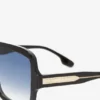 Mehrschichtige Masken-Sonnenbrille in schwarzem Farbverlauf Mehrschichtige Masken-Sonnenbrille in schwarzem Farbverlauf