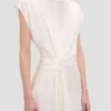 Midi-Kleid „Aria“ in Elfenbein