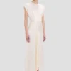 Midi-Kleid „Aria“ in Elfenbein