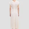 Midi-Kleid „Aria“ in Elfenbein