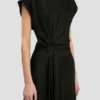 Midi-Kleid „Aria“ in Schwarz