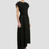 Midi-Kleid „Aria“ in Schwarz