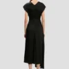 Midi-Kleid „Aria“ in Schwarz