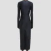 Midi-Kleid „Frances“ in Marineblau