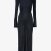 Midi-Kleid „Frances“ in Marineblau